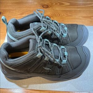 Keen Charcoal and Teal Outdoor Shoes